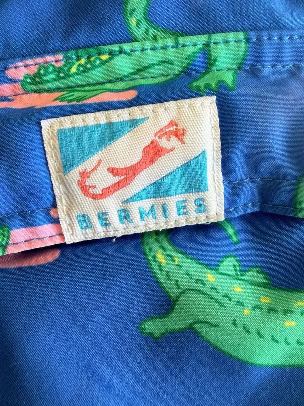 Bermies Everglades Alligator Swim Trunk Boys Size 14